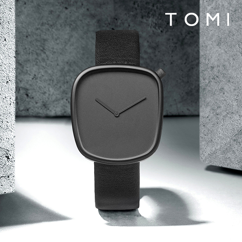 Canvas Strap Watch - TOMI jam tangan minimalis Pria Wanita,