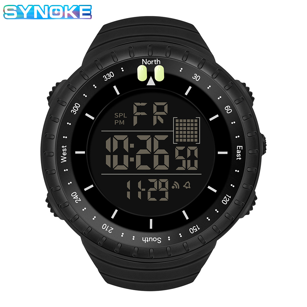 Canvas Strap Watch - SYNOKE jam tangan Digital untuk pria,