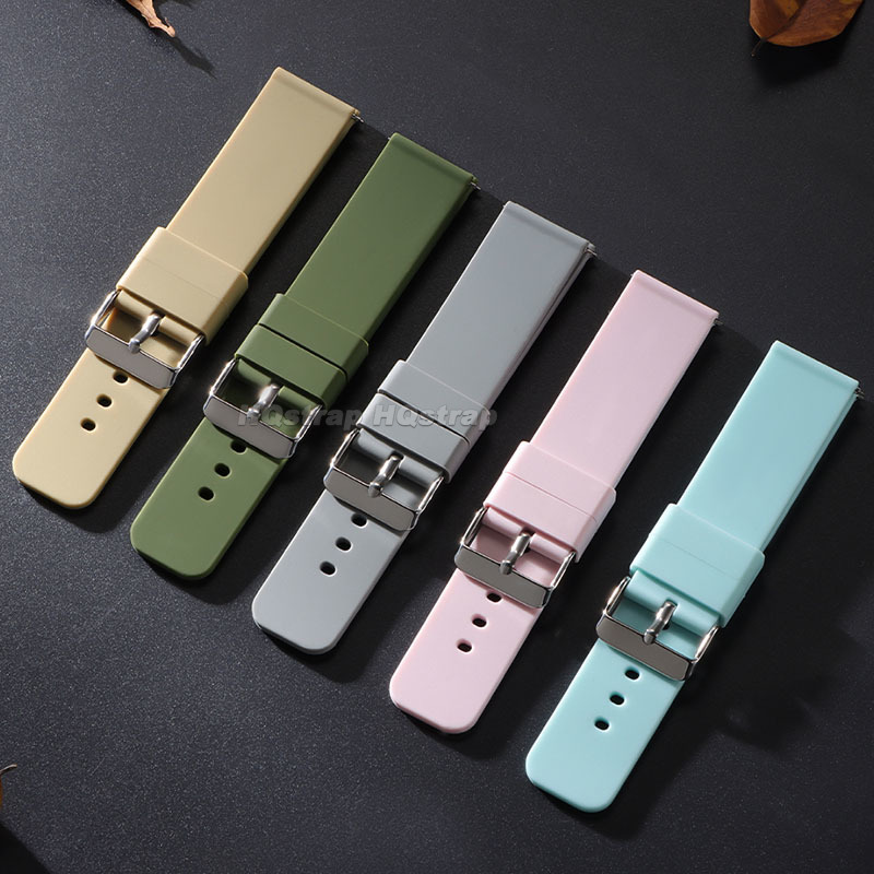 Tali Silikon 12Mm 14Mm 16Mm 18 - Canvas Strap Watch ulasan dan harga