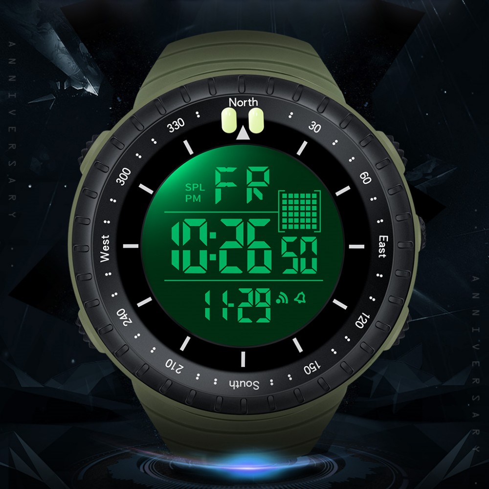 SYNOKE jam tangan Digital untu - Canvas Strap Watch ulasan dan harga