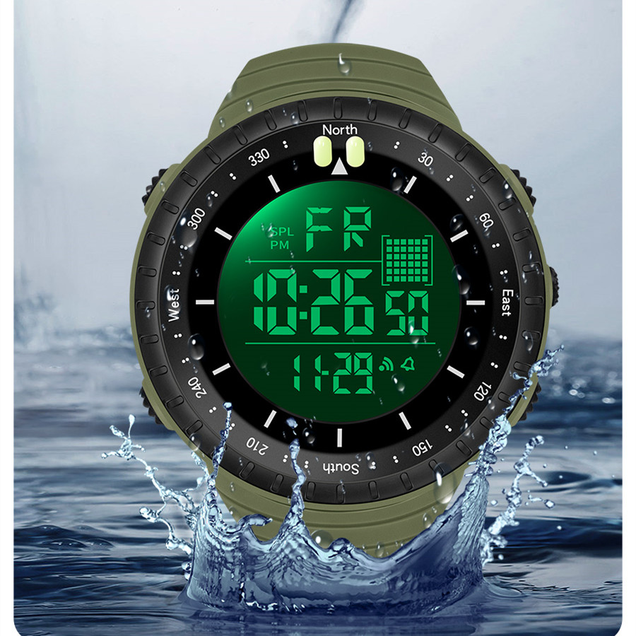 SYNOKE jam tangan Digital untu - Canvas Strap Watch ulasan dan harga