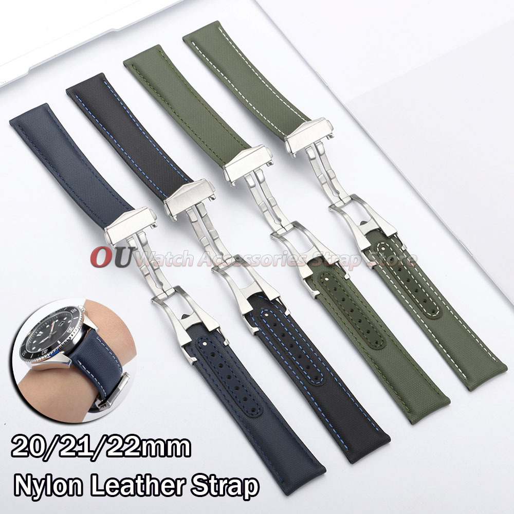 Tali Jam Tangan Kulit Nilon Sa - Omega Watch Seamaster ulasan dan harga