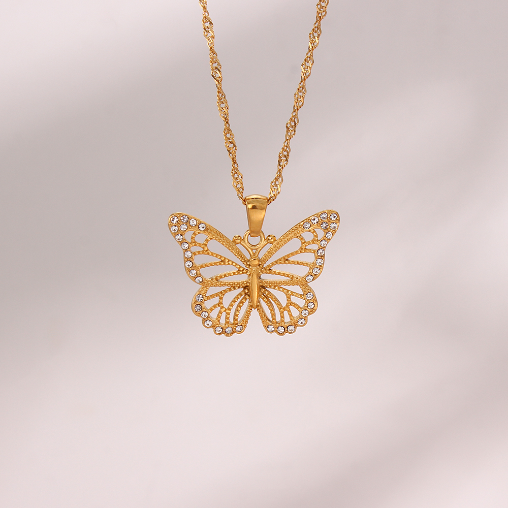 E.B.belle perhiasan baja tahan - Butterfly Clasp Deployant ulasan dan harga