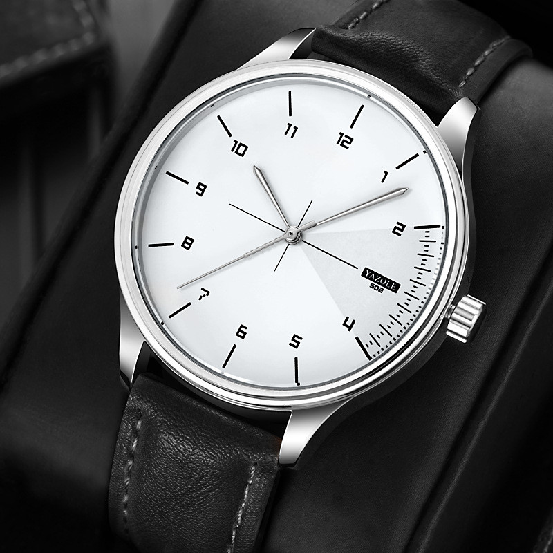 Jam Tangan Pria YAZOLE, Jam Ta - Leather Watch Band Men ulasan dan harga