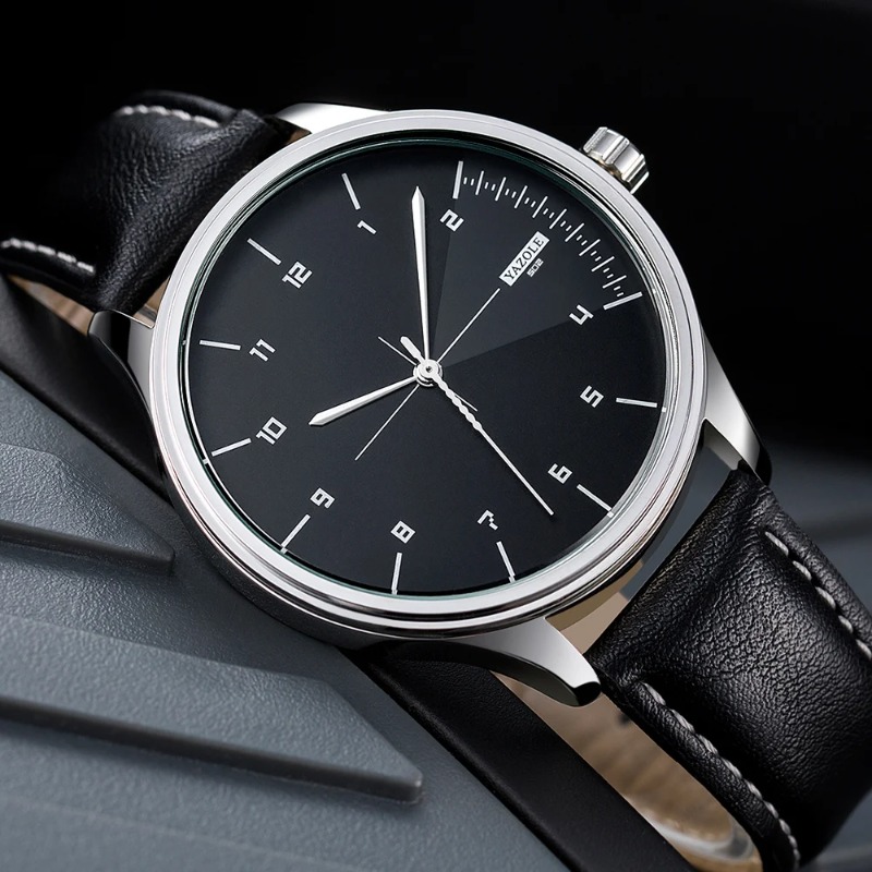 Jam Tangan Pria YAZOLE, Jam Ta - Leather Watch Band Men ulasan dan harga